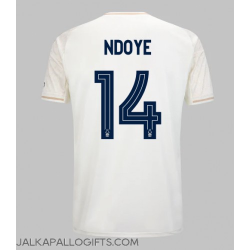 Nottingham Forest Dan Ndoye #14 Vieraspaita 2025-26 Lyhythihainen